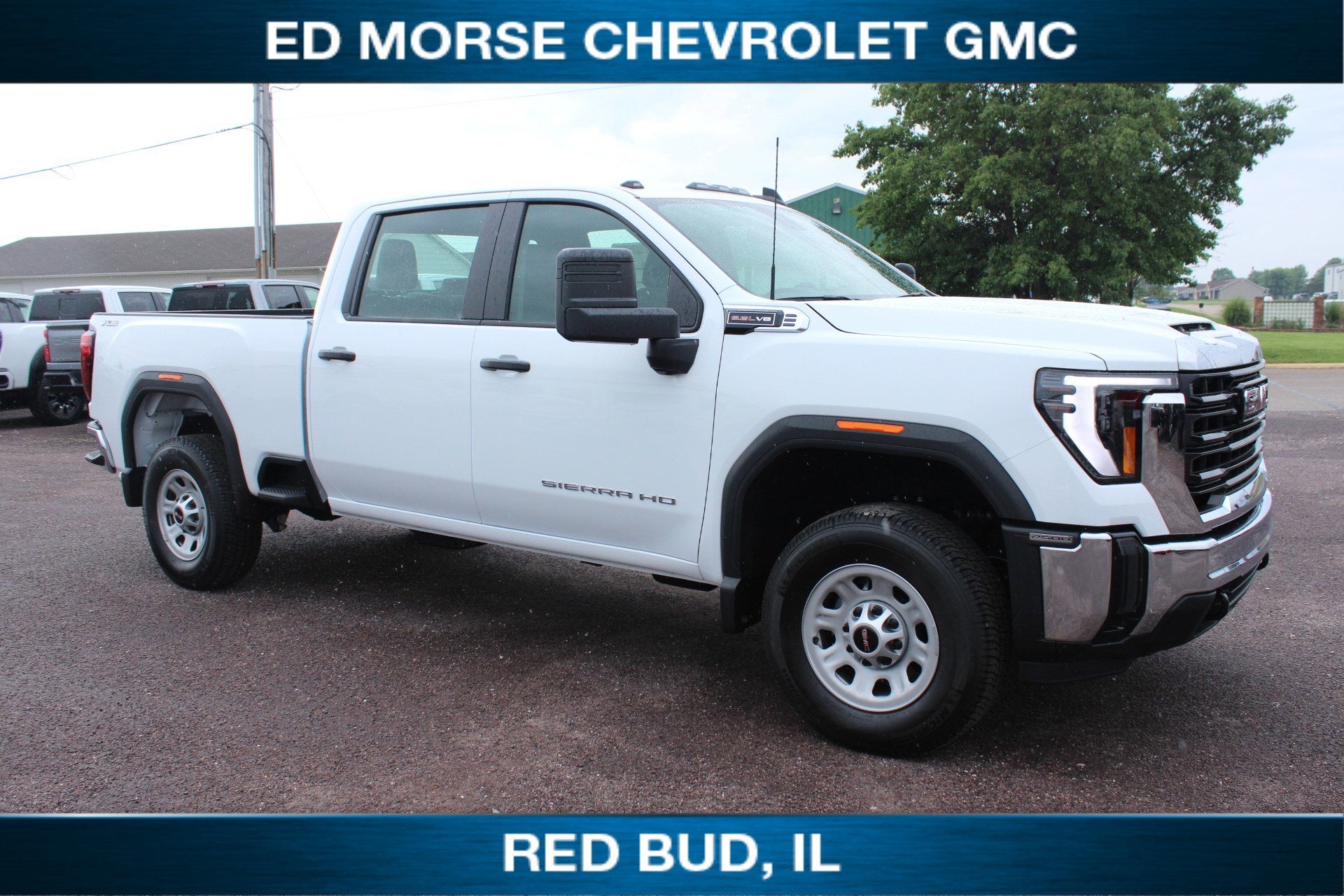 2026 GMC Sierra 2500 HD Pro in Summit White — front three-quarter view